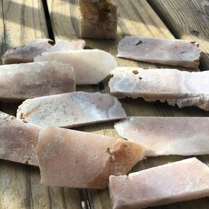 ONE Pink Amethyst Crystal Slab